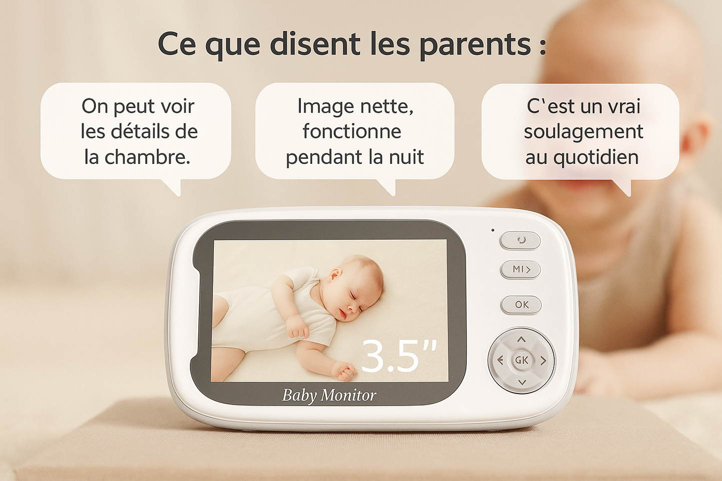 Caméra connecté pour toujours garder un oeuil sur les enfants