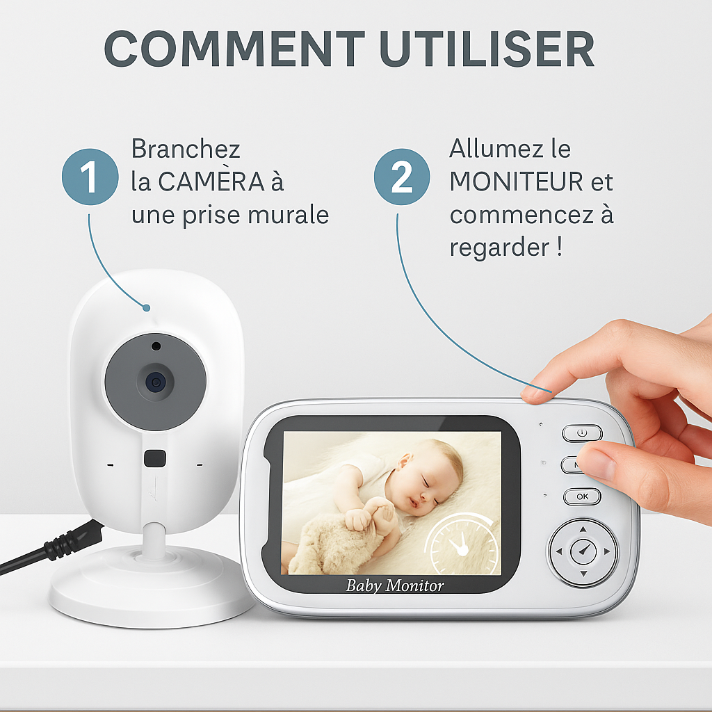 Caméra connecté pour toujours garder un oeuil sur les enfants