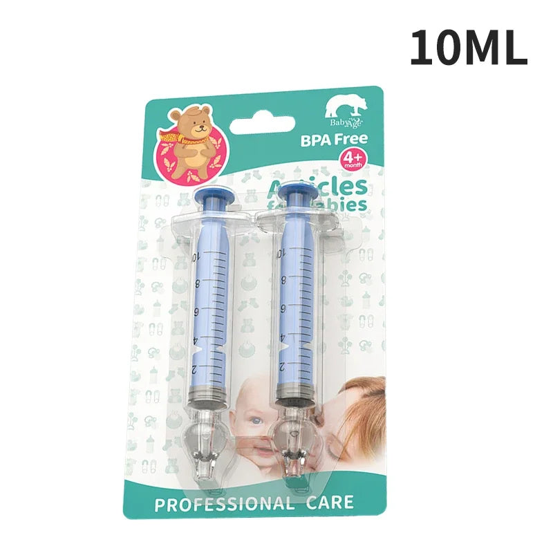Seringues médicaments bébé – lot de 2, graduations fines 5 ml | Atelier Bébé