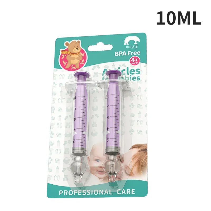 Seringues médicaments bébé – lot de 2, graduations fines 5 ml | Atelier Bébé