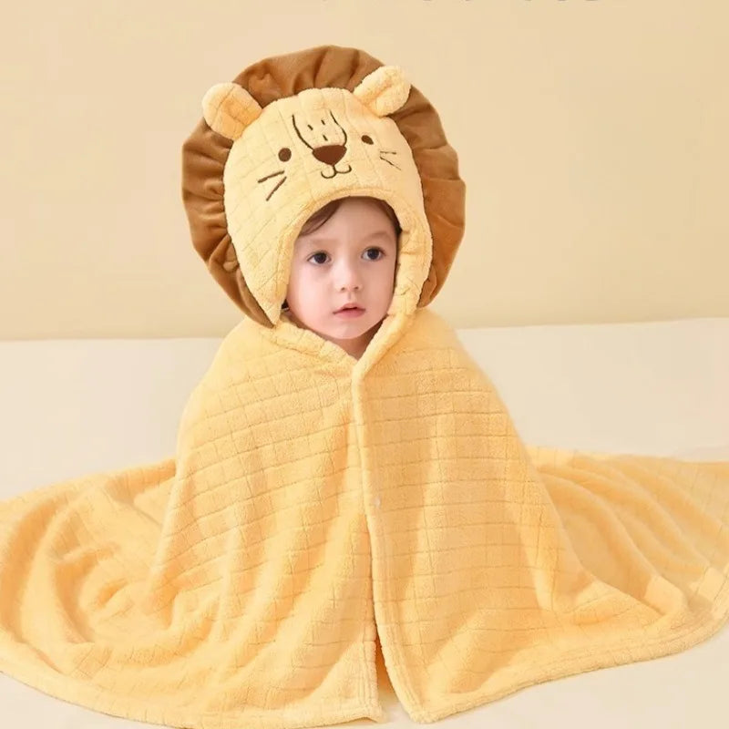 Cape de bain bébé – serviette à capuche, synthétique | Atelier Bébé