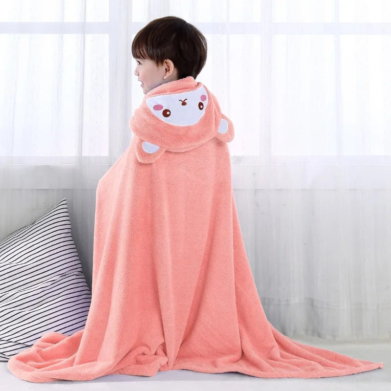 Cape de bain bébé cerf – serviette à capuche, synthétique | Atelier Bébé