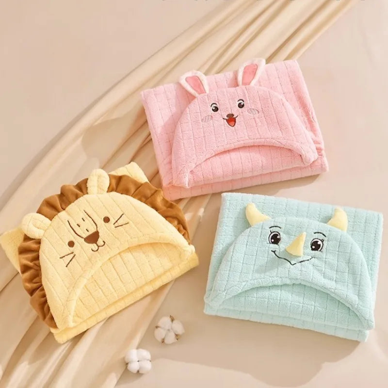 Cape de bain bébé – serviette à capuche, synthétique | Atelier Bébé