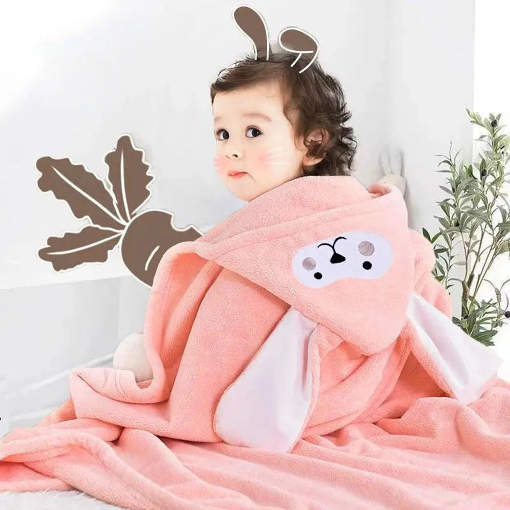 Cape de bain bébé – serviette à capuche synthétique | Atelier Bébé