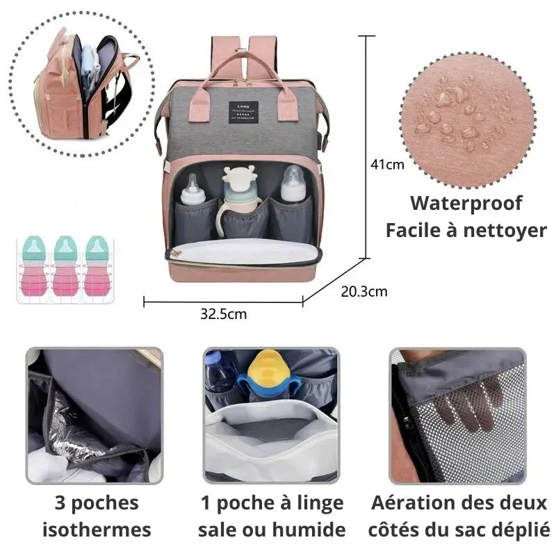 Le sac à langer 3 en 1 - Baby bag