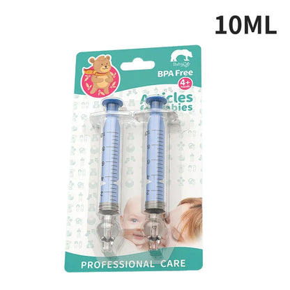 Seringues médicaments bébé – lot de 2, graduations fines 5 ml | Atelier Bébé