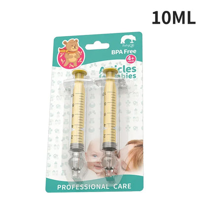 Seringues médicaments bébé – lot de 2, graduations fines 5 ml | Atelier Bébé